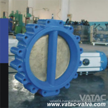 Cast Steel Double or Triple Eccentric Lug Type Butterfly Valve